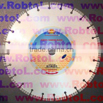 Laser Welded Segmented Turbo Diamond Blade for Hard Cured Concrete Cutting