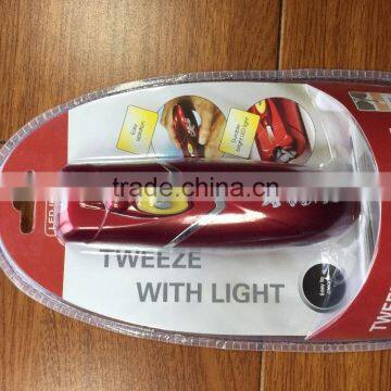 Wizzit tweeze with LED light electric threading hair remover with led light