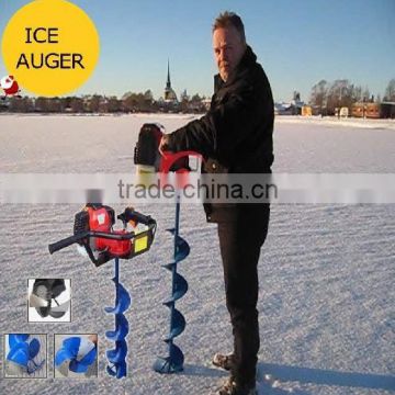Power Ice drilling 71cc 52cc 43cc /CE/GS/ earth auger drill bits