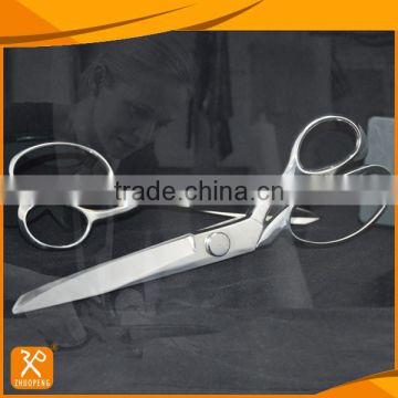 Professional all stainless steel fabric cutting sewing scissors
