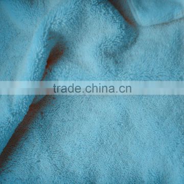 80%polyester 20%nylon microfiber terry towel fabrics China manufactory