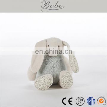Colorful plush long ears rabbit plush toy for babies