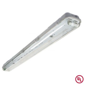 UL verified ceiling mounted 4ft T8 led tube vapor tight led fixture for parking lots
