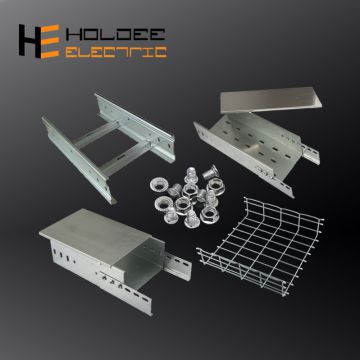 textured powder coating Ventilated or Perforated Trough Cable Trays