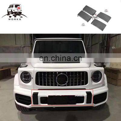 G class w464 G63 G500 eurocar style front bumper rear bumper cover for G wagon w463A G500 G63 dry carbon fiber bumper cover