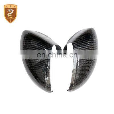 Luxury Car Parts Carbon Fiber Car Side Rearview Mirror Cover For Porsche 718 Cayman Boxster