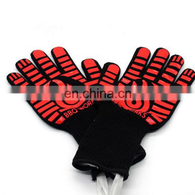 932 F Long Cuff Extreme Silicon Heat Resistant Aramid Oven Gloves