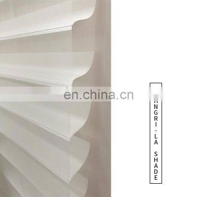 Korean Window Light Filtering Triple Sheer Shade Motorized Wifi Shangri la Shangri-la Blinds