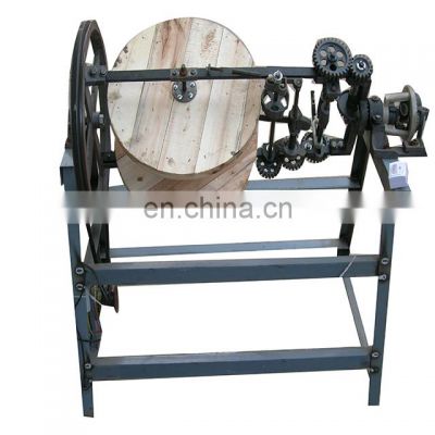 Diameter 3mm-30mm round coir straw rope spinning machine/rope making machine