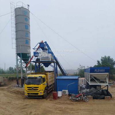 hzs50 concrete batching and mixer plant engineering construction machinery