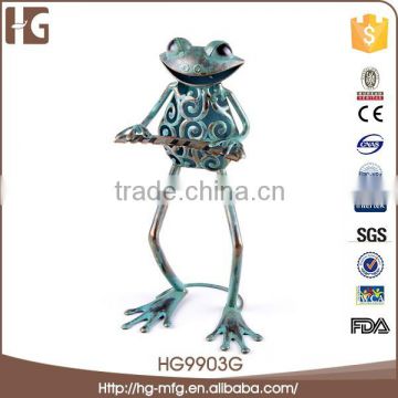 2015 New product frog shaped custom metal shapes for crafts