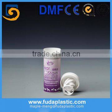 Moisture-free plastic effervescent tablet bottle for vitamin c tablet with spiral cap