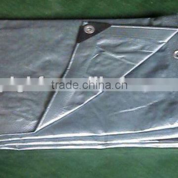140gsm double silver waterproof recycled tarpaulin