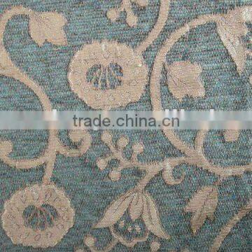 Beautiful Arab Flower Unique Design Jacquard Chenille Sofa & Bed Sheet Fabric SFT006