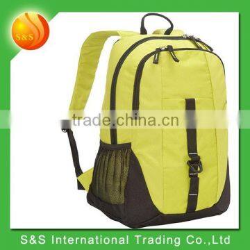 2015 new fashionable polyester hot sell teenage school backpack