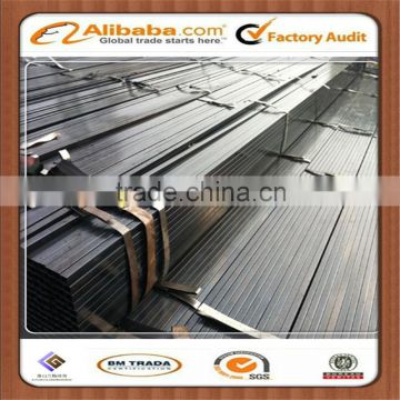 rectangular/square steel pipe/tubes/hollow section galvanized/black annealing black square steel pipe /tube