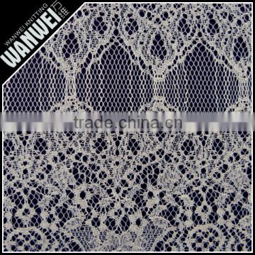 65% polyester 35% cotton poplin fabric stocks textile new arrival thick african french chemical lace fabric