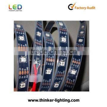 Advertising lamp WS2812B led strips IC chip programmable led digital flexible strip with 5v built in 60LED/M smd 5050 green