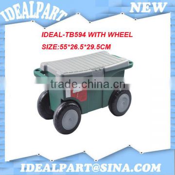 Plastic Clothes storage box with wheels