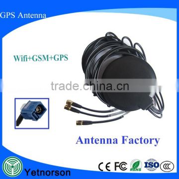 Tri Band GPS GSM wifi Antenna for Car, GPS GSM Combination Antenna, Combo Combination GSM GPS wifi antenna