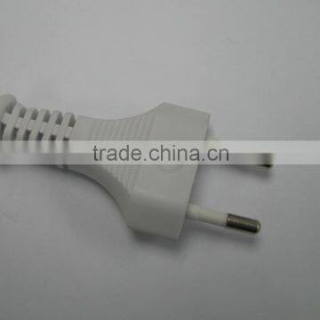 Europe standard 2.5A 250V white VDE power plug