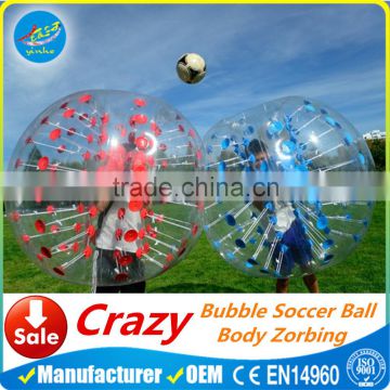 Inflatable Bubble Soccer ball Body Zorbing team games