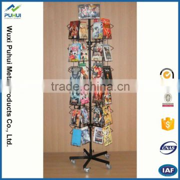 china supplier wire mesh DVD display rack