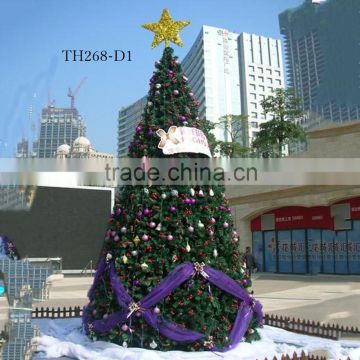 Giant outdoor christmas tree