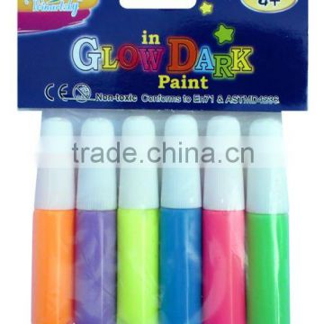 Good quality different colors glow in dark paint