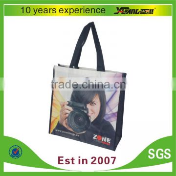 Factory promotional recycled laminated shopping pp non woven bag