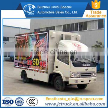 Diesel engine type and flywheel type Dongfeng small advertising truck used Chinese Supplier