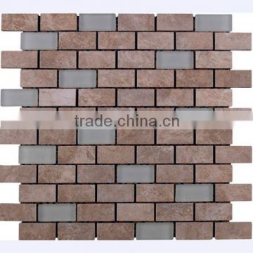 SKY-M033 Cube 3D Decorative Wall Marble Mosaic Tile