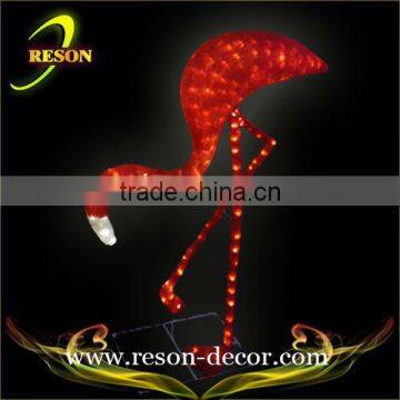 led acrylic flamingo for christmas decoration lighted flamingo