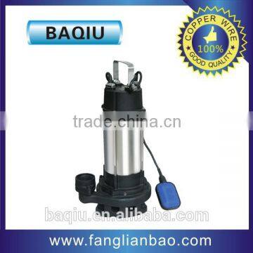 stainless stell submersible waste water pump