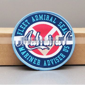 High Quality Customized Merrow Edge Woven Patches