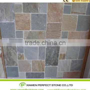 Rusty china slate wall floor