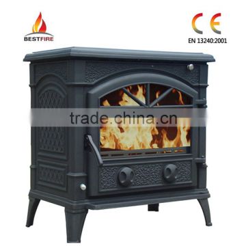 European style cast iron coal stove