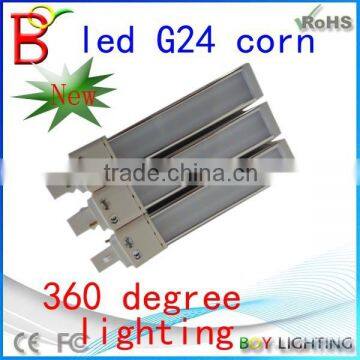 New G24 UL certified 4Pins horizontal Plug LED