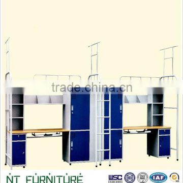 blue metal domitory bed high quality