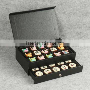 custom luxury magnetic closure paper chocolate box