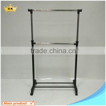 Cheap Single Garment Rack Adjustable Height Display Drying Clothes Rack Made in China Manufacturer