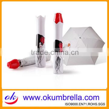 china hot sale umbrella with flower pattern