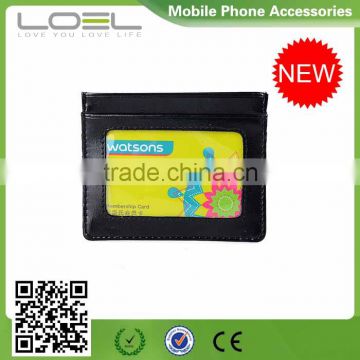 Handmade Unisex Slim Credit Card Holder Case Super Thin Fashion Leather Credit Card Holder