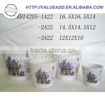 Competitive price pottery foil flower pot covers manufacturers in china