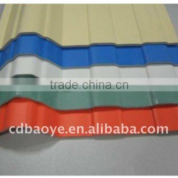 China corrugated steel roofing sheet / roofing material