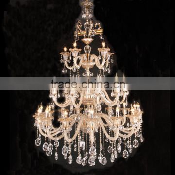 Big Crystal Candle chandeliers for lobby