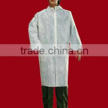 white non-woven disposable gown ND107