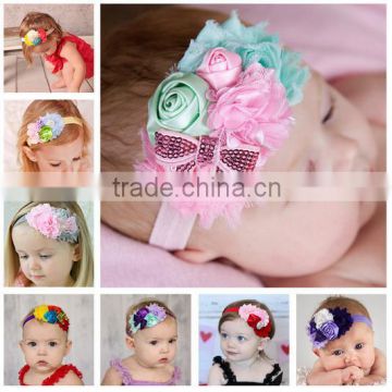 kids cotton headband, baby wide headband, fancy headbands for girls
