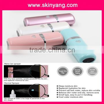 Day and night portable use nano mist spray machine with Rechargeable with USB Sprayer nano mist facial spray