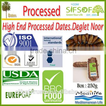 Processed Dates. High Quality Dates "Deglet Noor" Category. Processed Dates Healthy Fruit. Fresh Dates Fruit. 250g (0.55 Lbs)